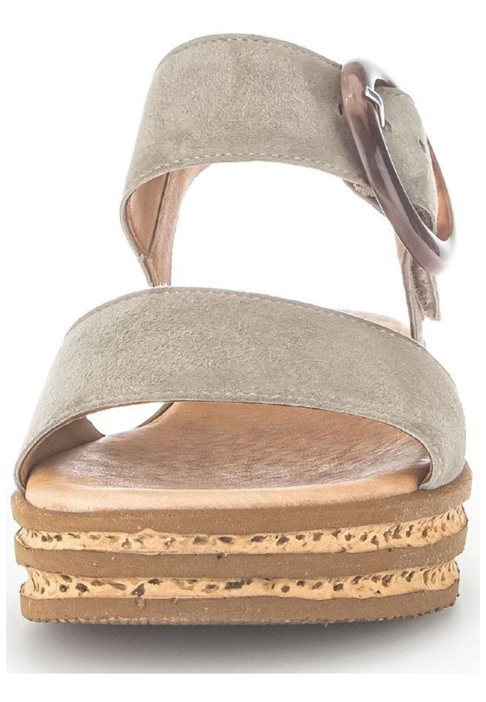 Gabor Sandalen Veloursleder Olive