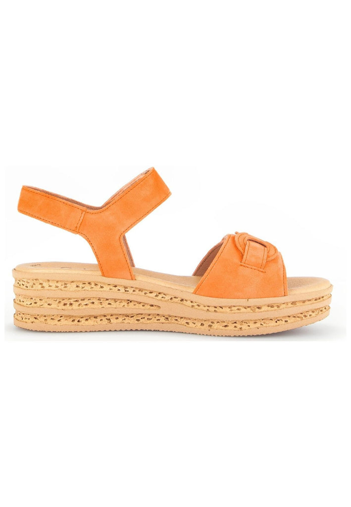 Gabor Sandalen Veloursleder Orange