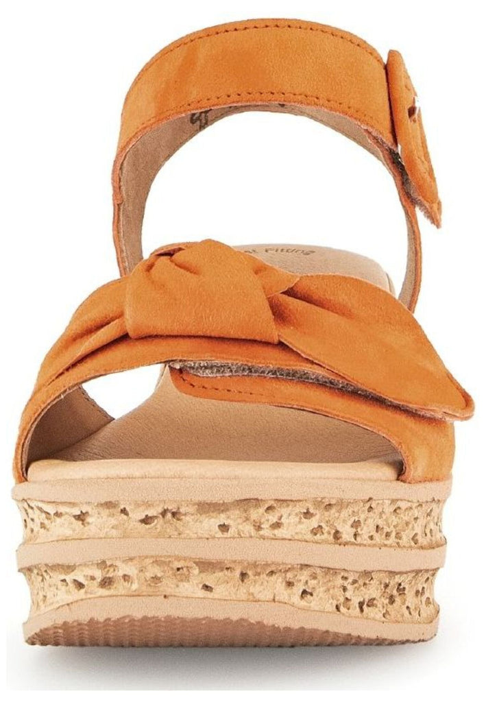Gabor Sandalen Veloursleder Orange