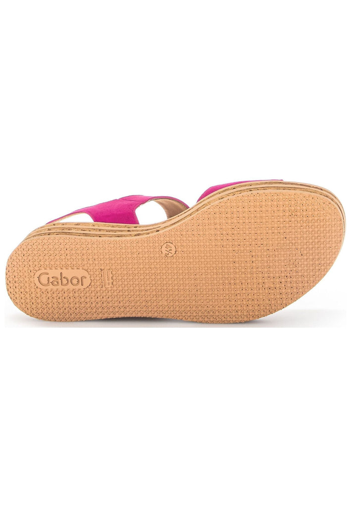 Gabor Sandalen Veloursleder Pink