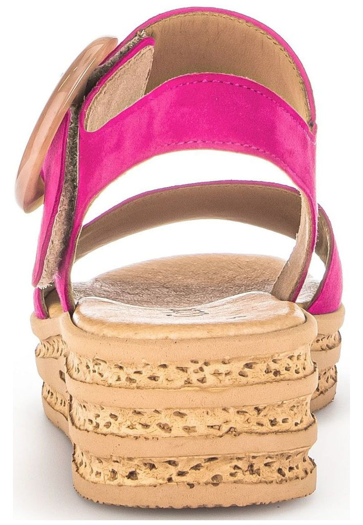 Gabor Sandalen Veloursleder Pink
