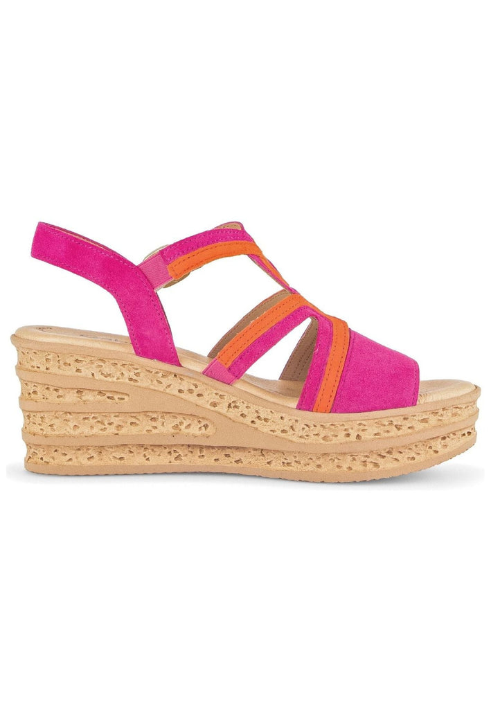 Gabor Sandalen Veloursleder Pink