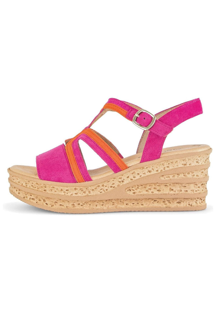 Gabor Sandalen Veloursleder Pink