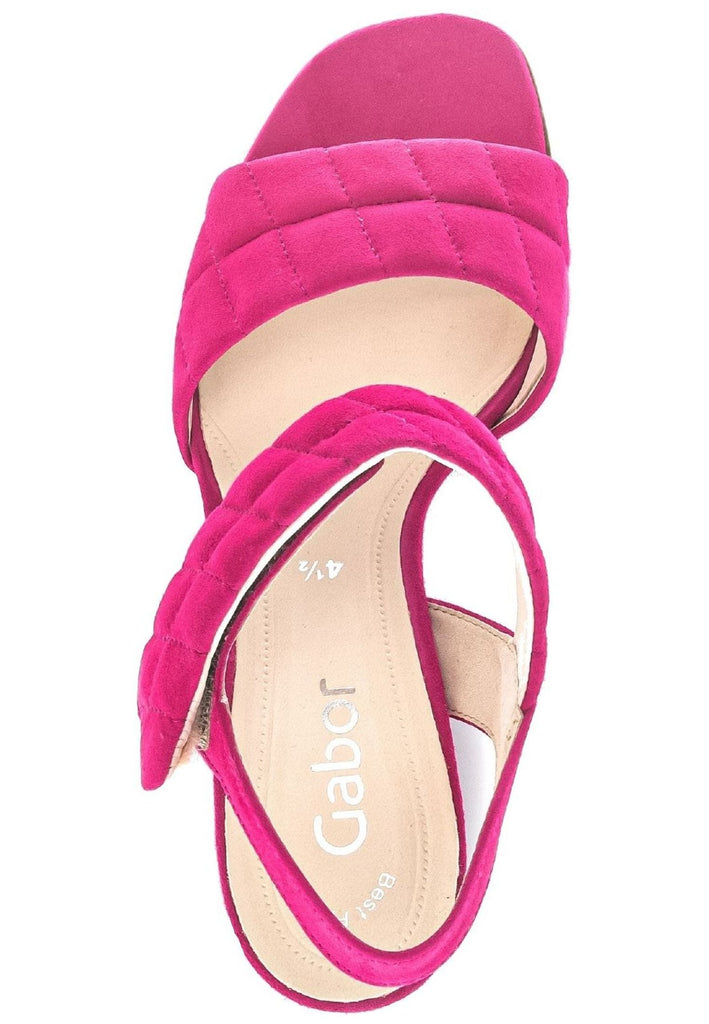 Gabor Sandalen Veloursleder Pink