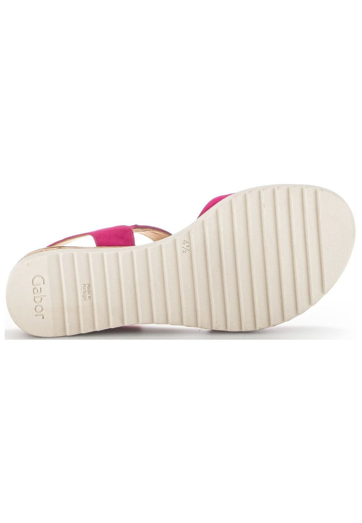Gabor Sandalen Veloursleder Pink