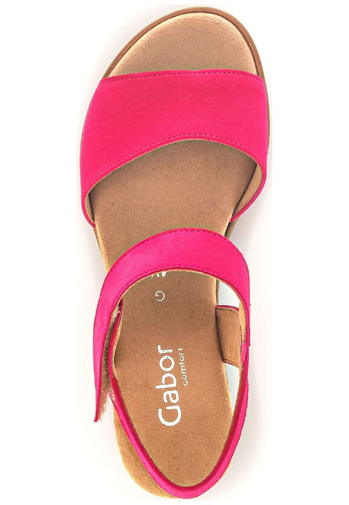 Gabor Sandalen Veloursleder Pink