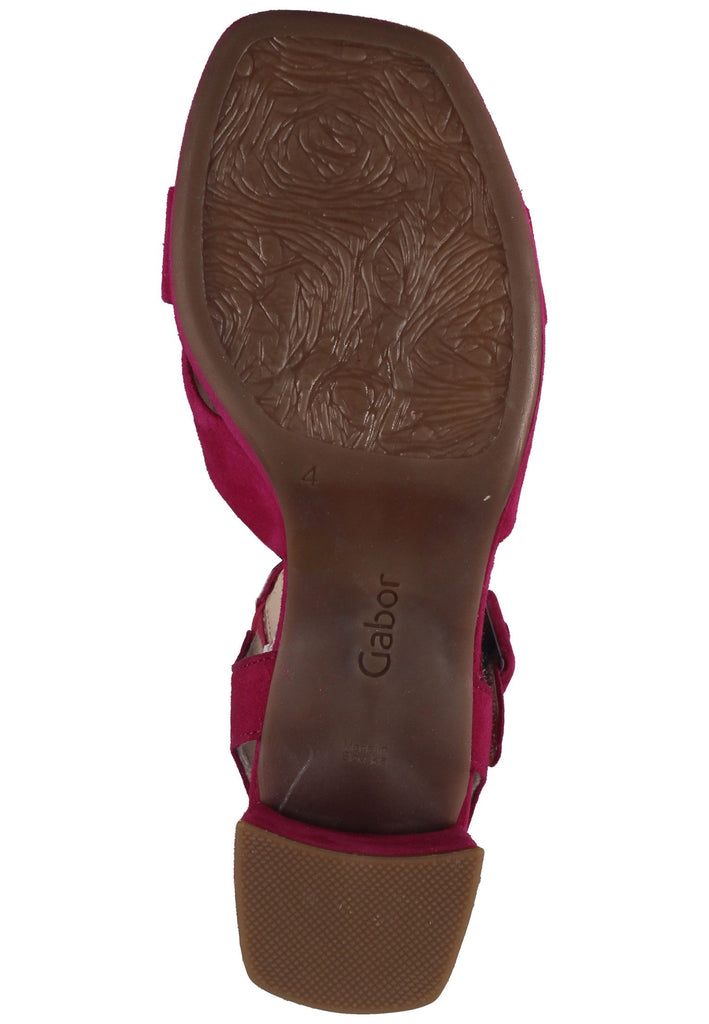 Gabor Sandalen Veloursleder Pink