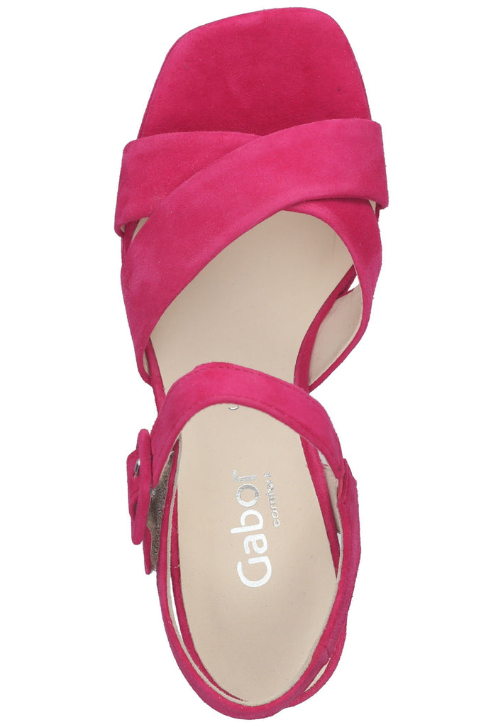 Gabor Sandalen Veloursleder Pink