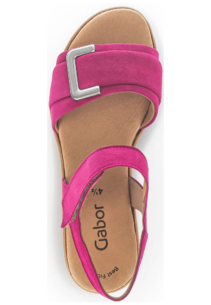Gabor Sandalen Veloursleder Pink
