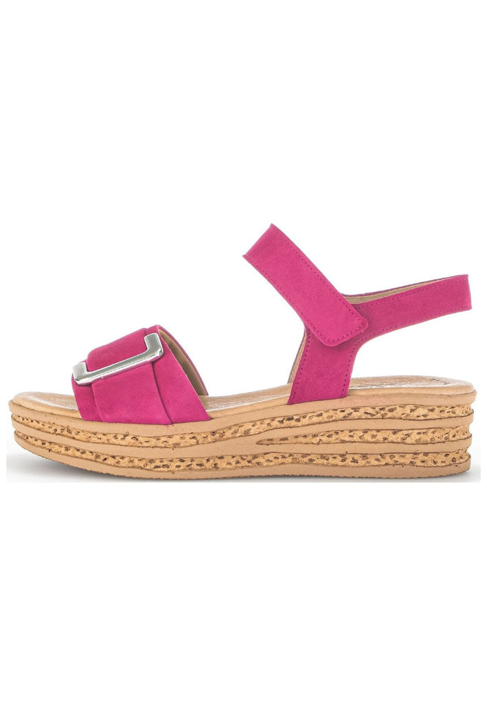 Gabor Sandalen Veloursleder Pink