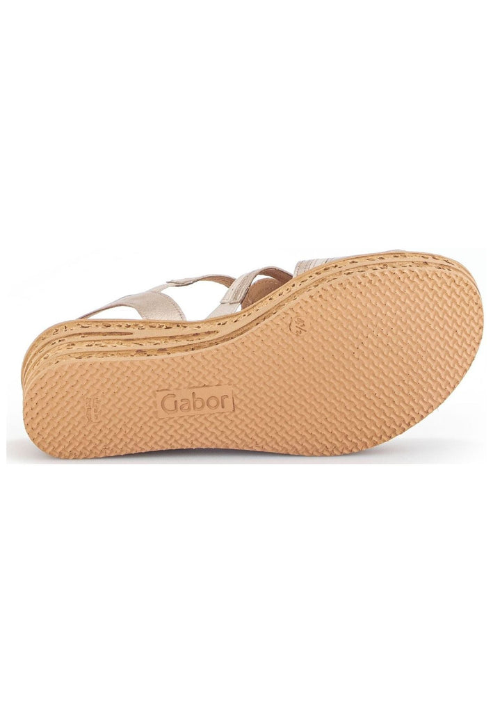 Gabor Sandalen Veloursleder Puder