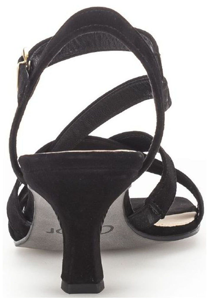 Gabor Sandalen Veloursleder Schwarz