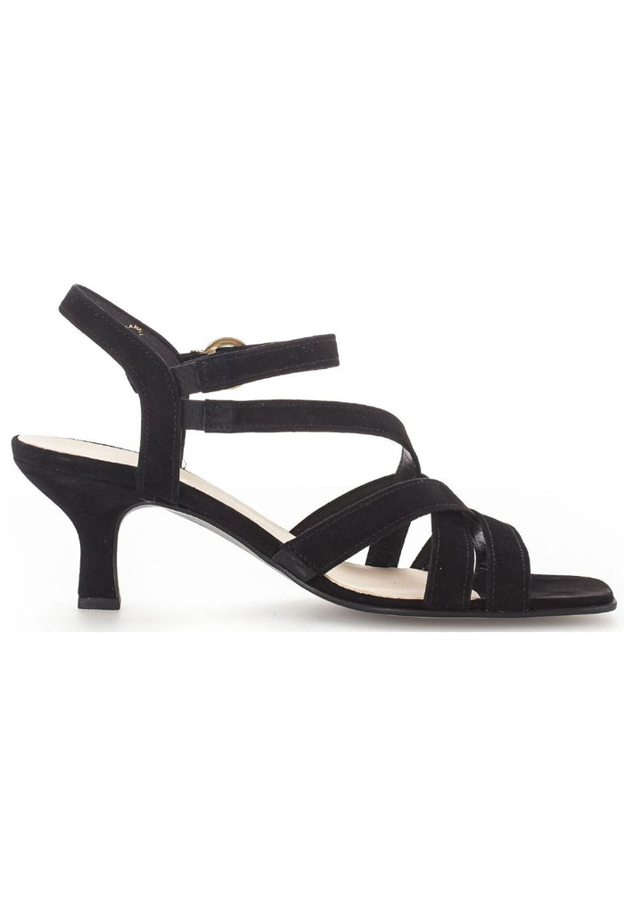 Gabor Sandalen Veloursleder Schwarz
