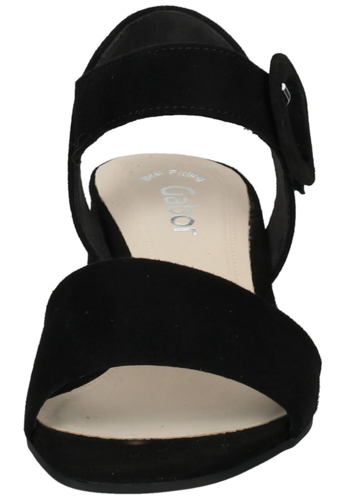 Gabor Sandalen Veloursleder Schwarz