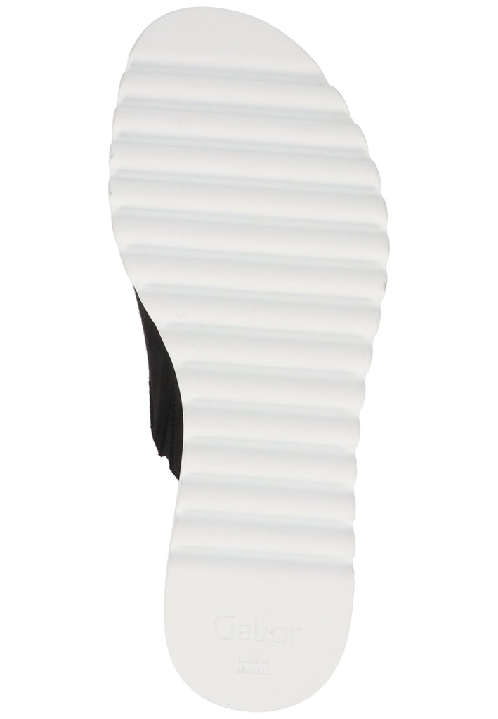 Gabor Sandalen Veloursleder Schwarz