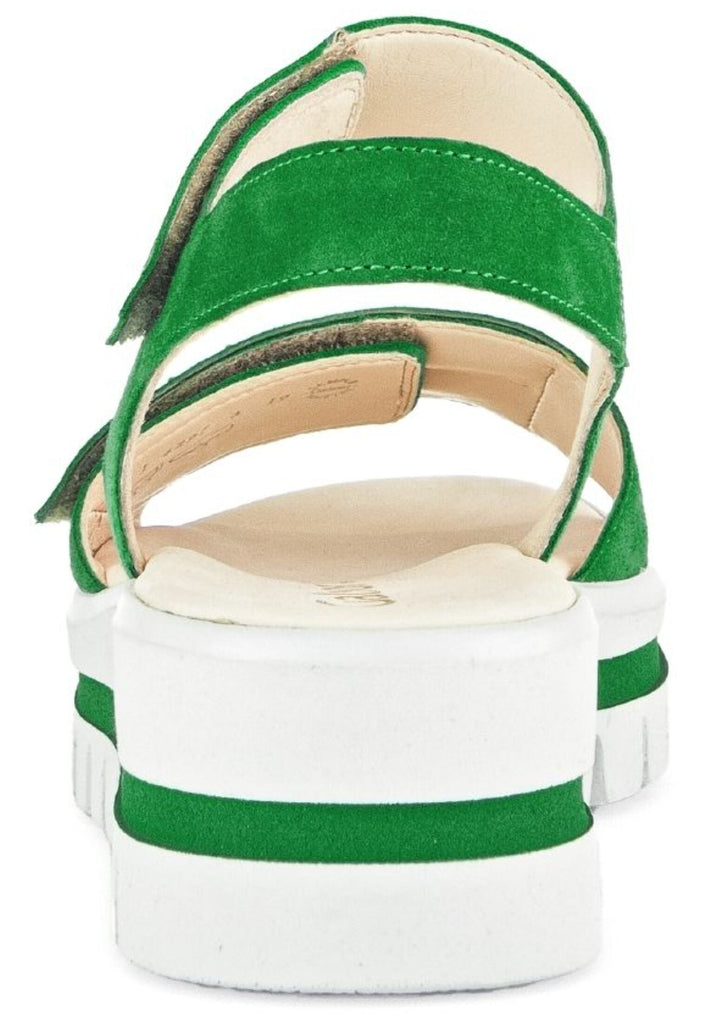 Gabor Sandalen Veloursleder/Textil Grün