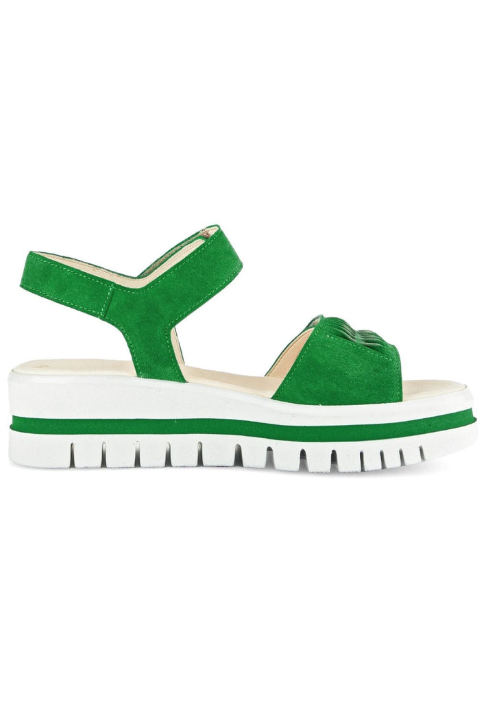 Gabor Sandalen Veloursleder/Textil Grün