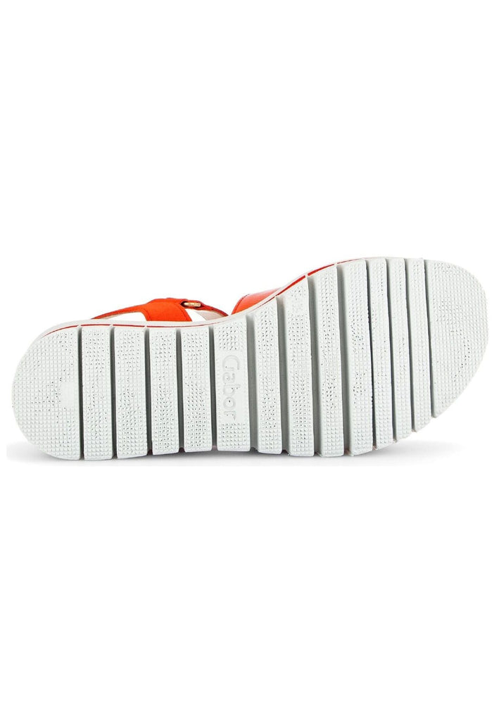 Gabor Sandalen Veloursleder/Textil Orange Multi