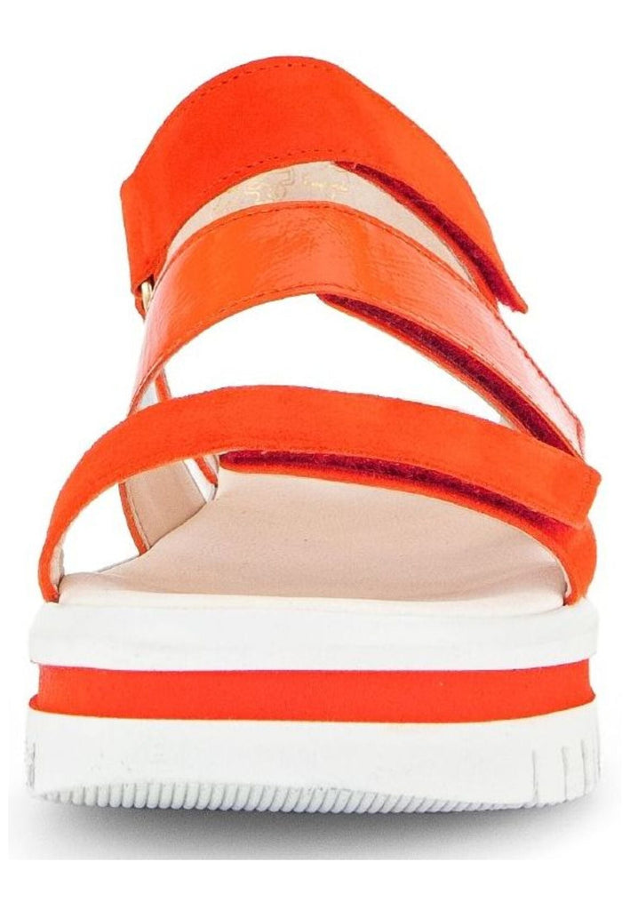 Gabor Sandalen Veloursleder/Textil Orange Multi