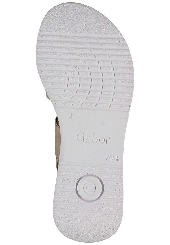 Gabor Sandalen Veloursleder/Textil Puder