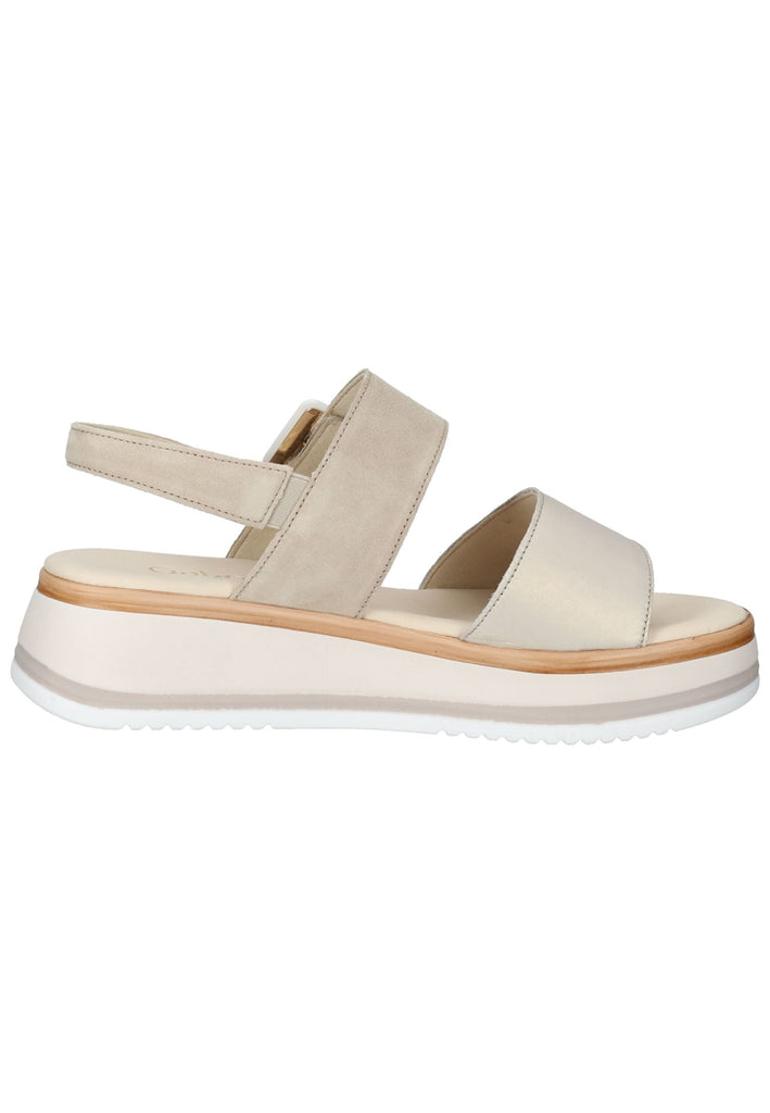Gabor Sandalen Veloursleder/Textil Puder