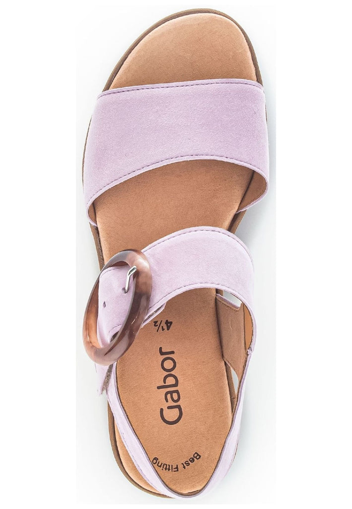 Gabor Sandalen Veloursleder Violett