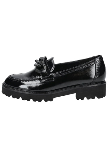 Slipper Gabor Slipper Leder Schwarz Lack
