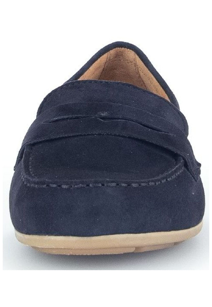 Gabor Slipper Leder Atlantik