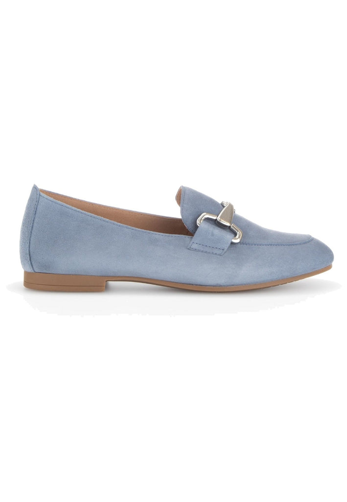 Gabor Slipper Leder Hellblau