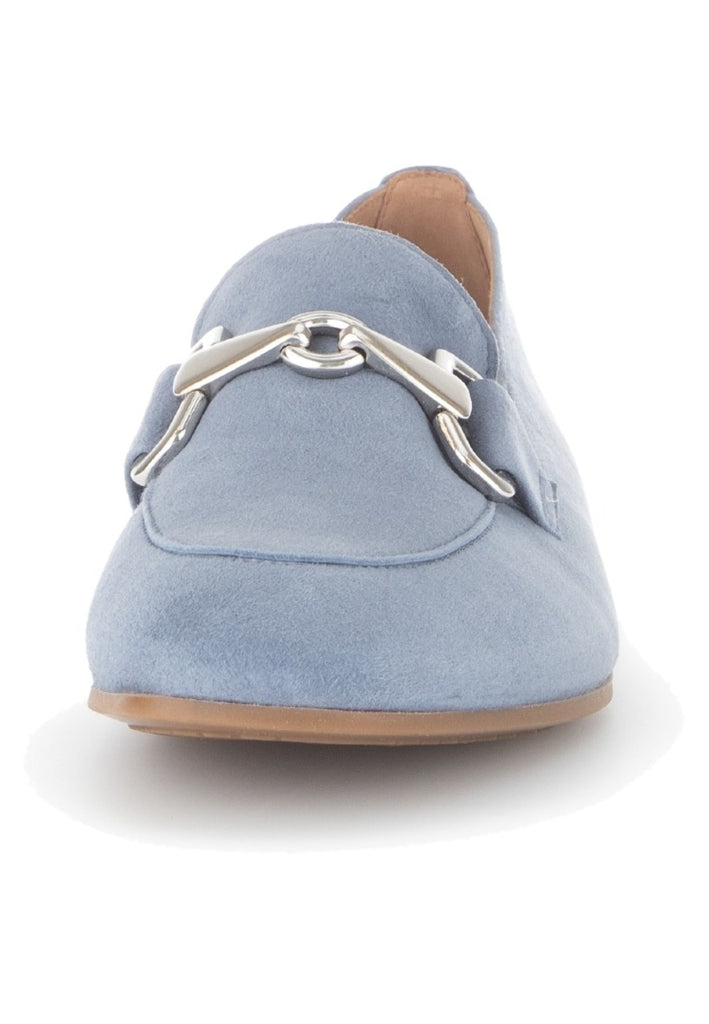 Gabor Slipper Leder Hellblau