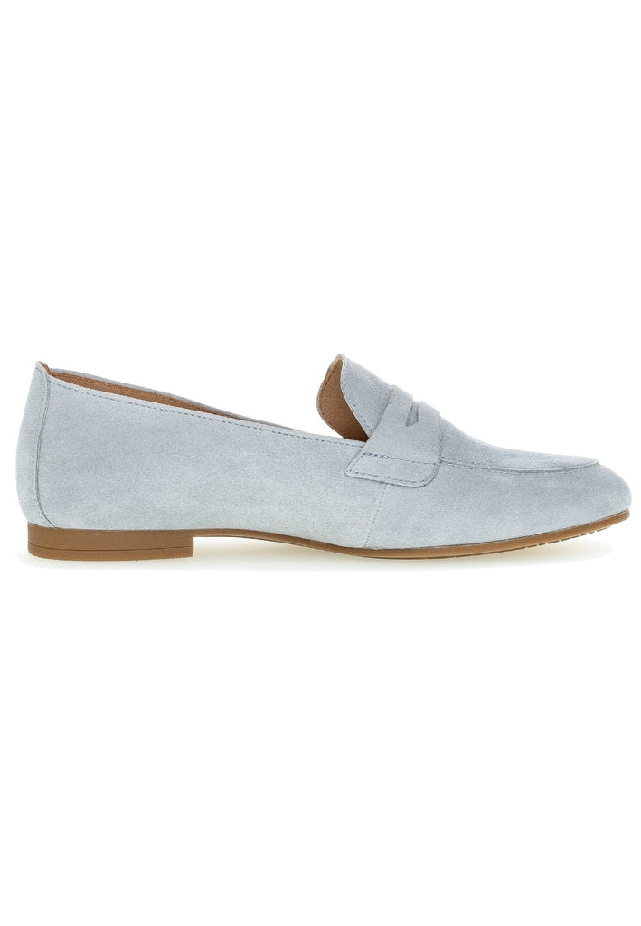 Gabor Slipper Leder Hellblau