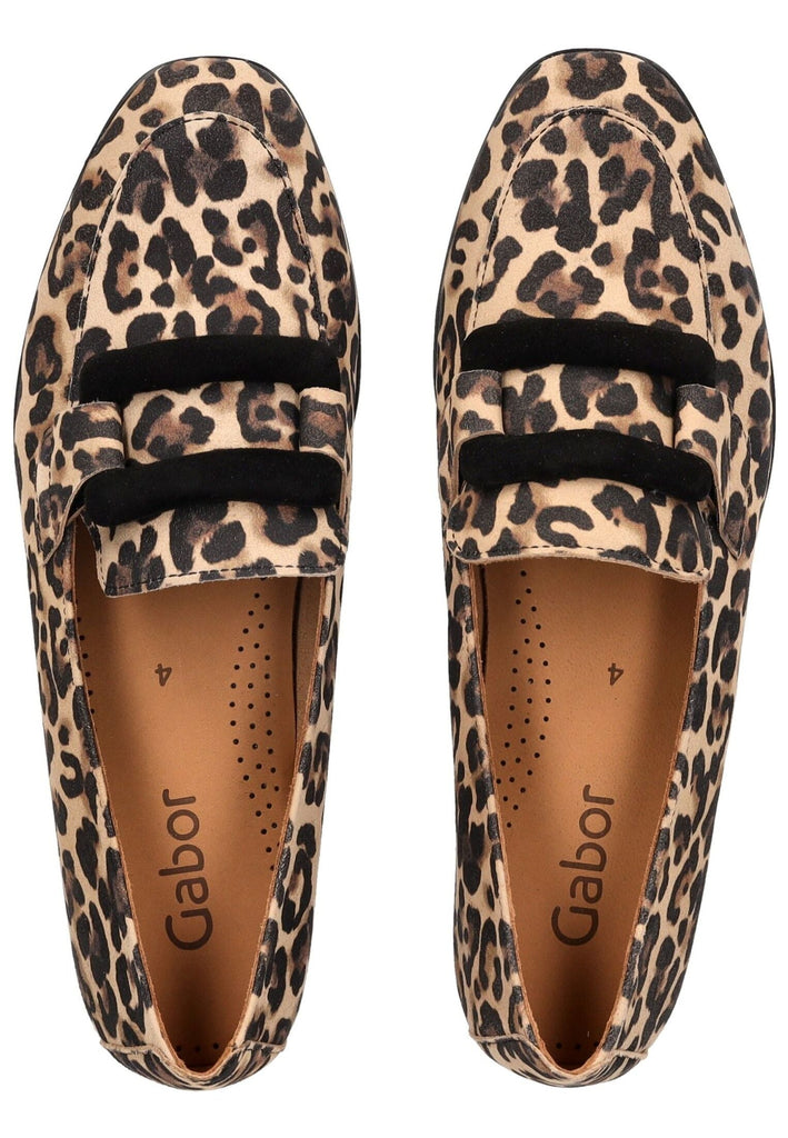 Gabor Slipper Leder Leopard