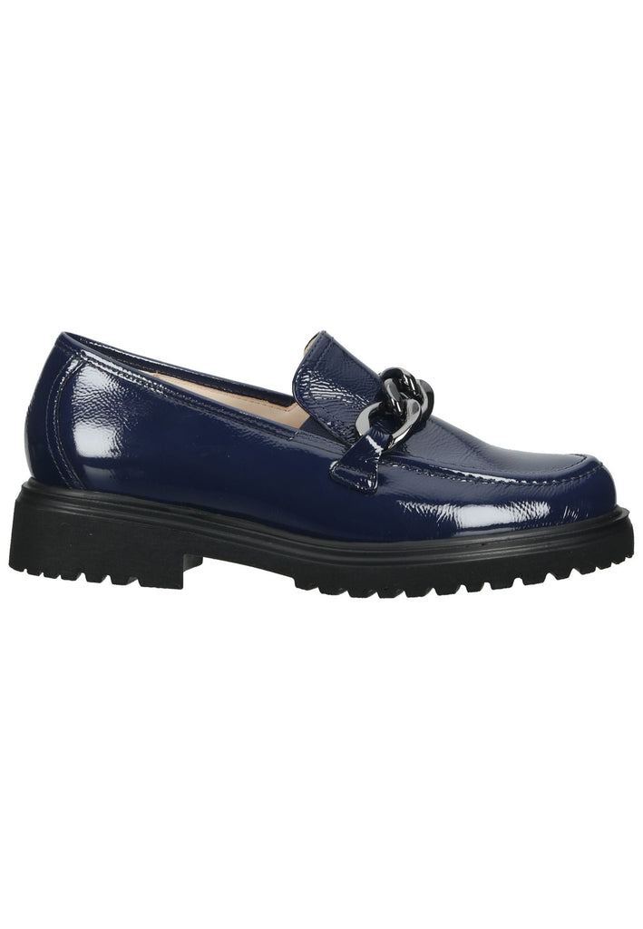 Gabor Slipper Leder Marine