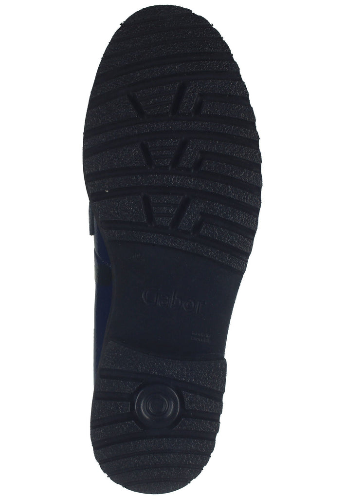 Gabor Slipper Leder Marine