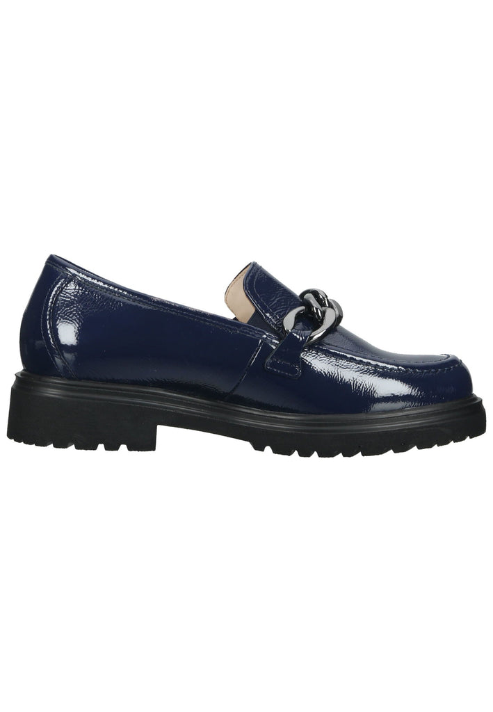 Gabor Slipper Leder Marine