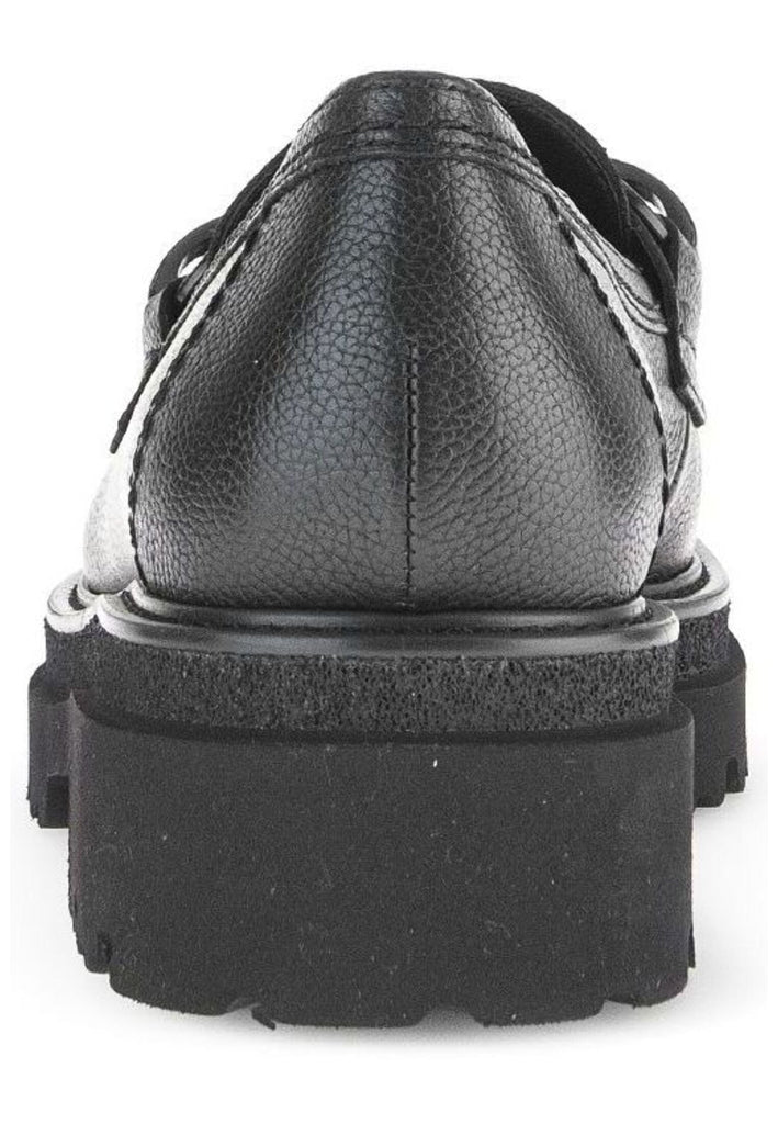 Gabor Slipper Leder Schwarz
