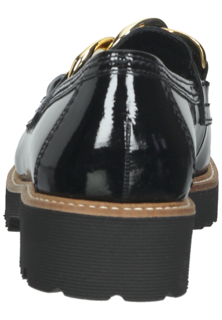 Gabor Slipper Leder Schwarz