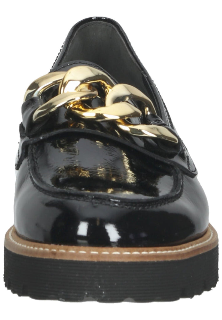 Gabor Slipper Leder Schwarz