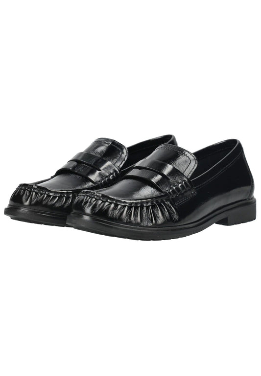 Gabor Slipper Leder Schwarz