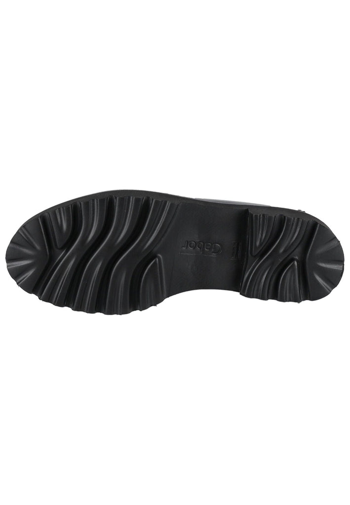 Gabor Slipper Leder Schwarz Lack