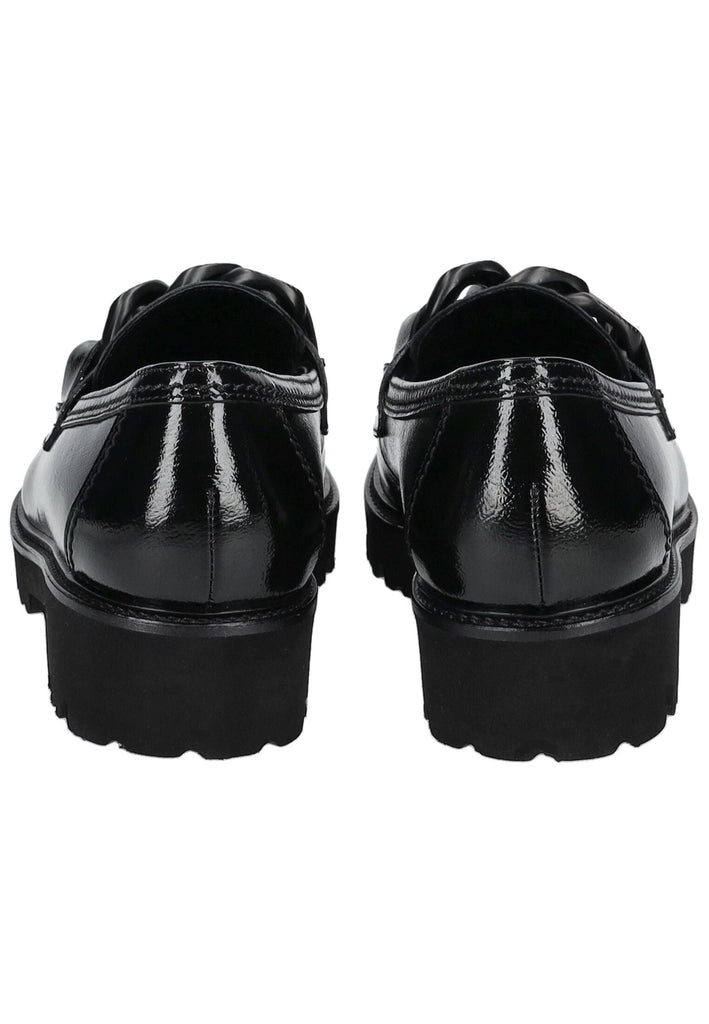 Gabor Slipper Leder Schwarz Lack