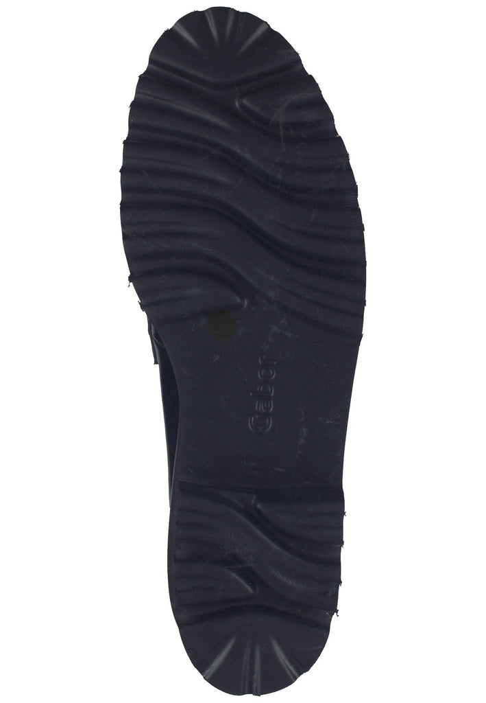 Gabor Slipper Leder/Synthetik Schwarz