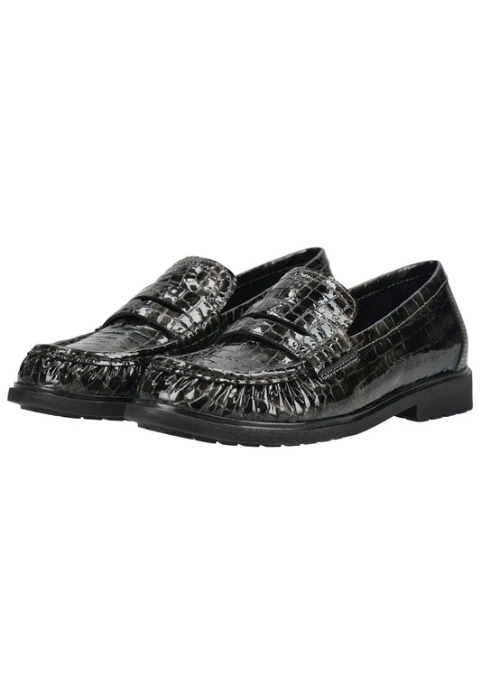 Gabor Slipper Leder Taupe