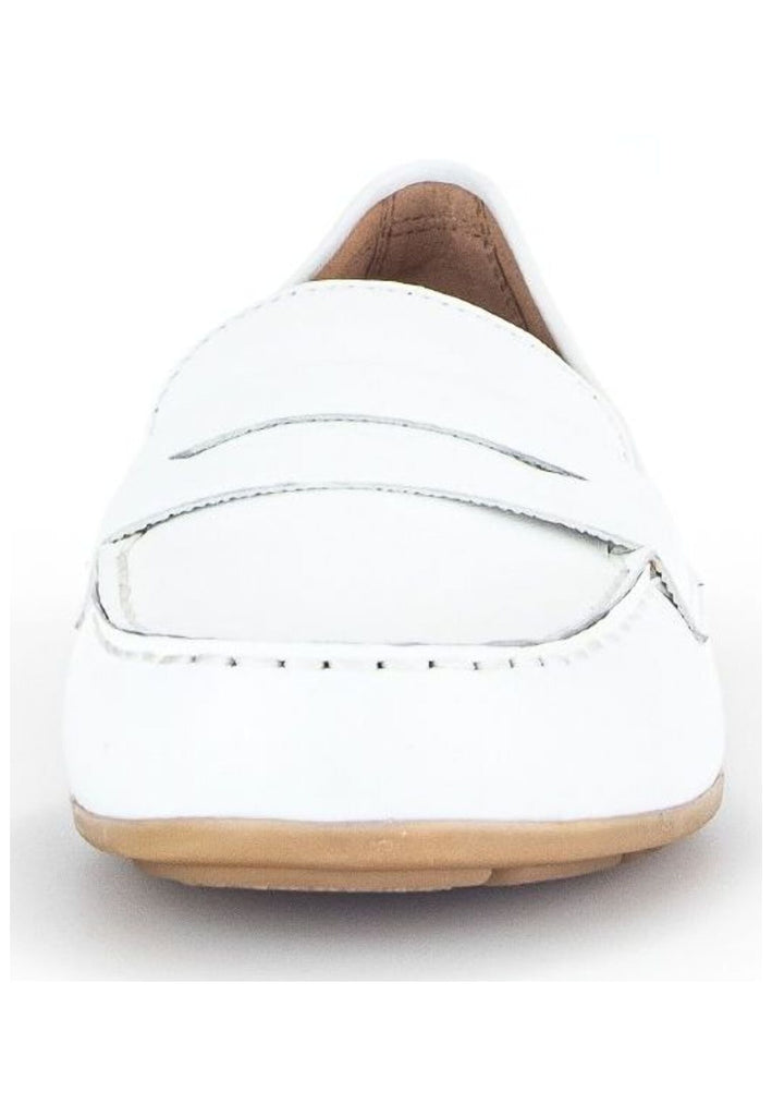 Gabor Slipper Leder Weiß