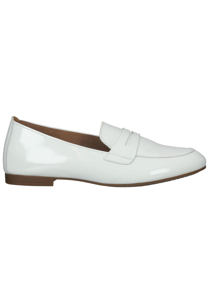 Gabor Slipper Leder Weiß