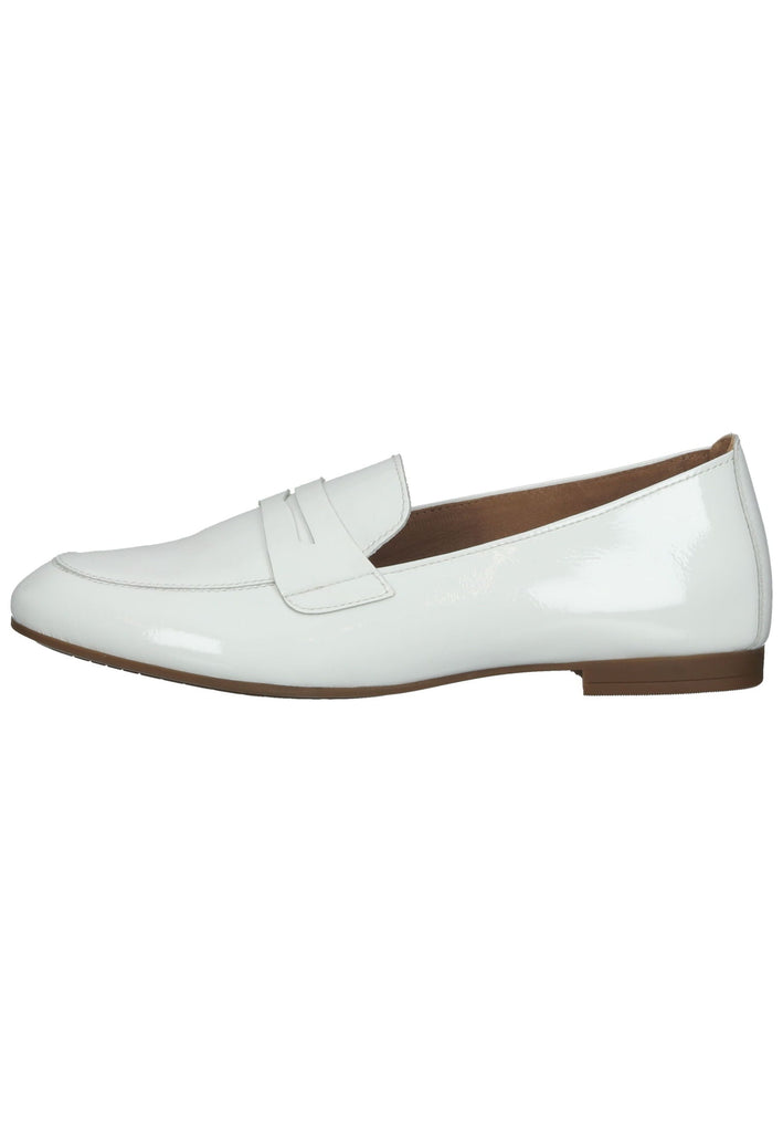 Gabor Slipper Leder Weiß