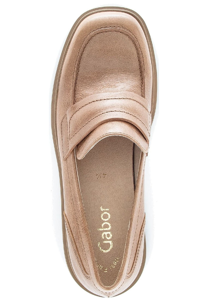 Gabor Slipper Nappaleder Hellbraun