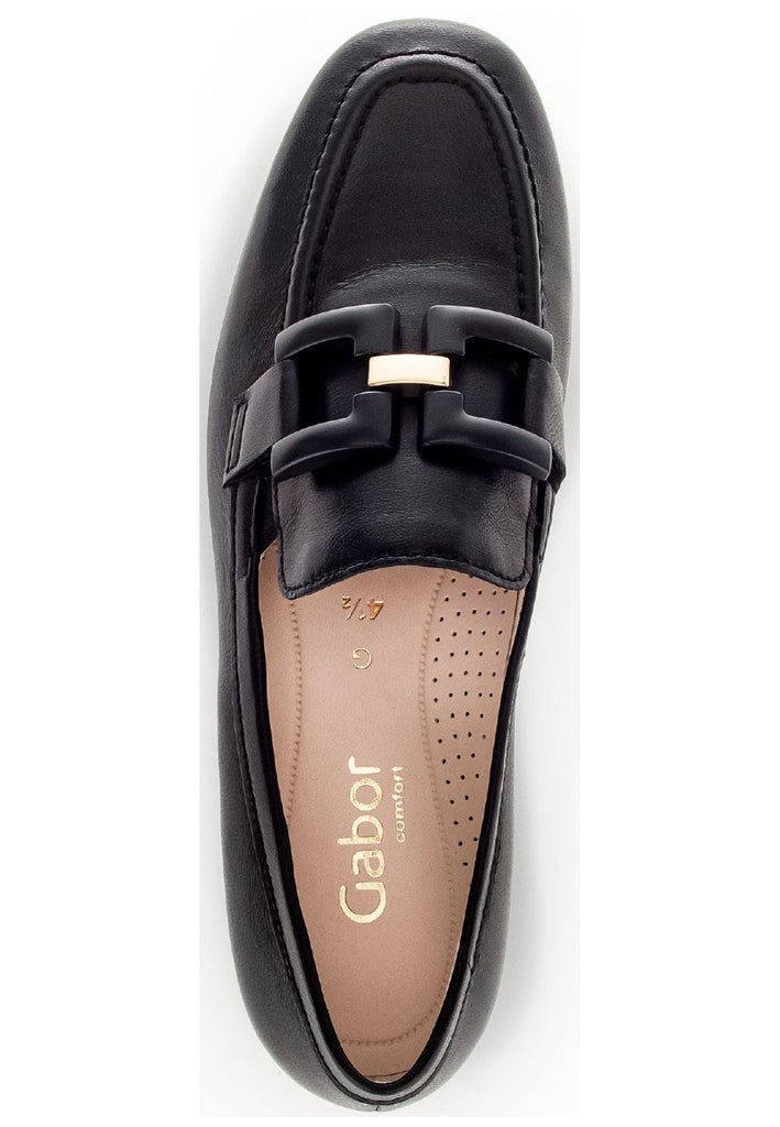 Gabor Slipper Nappaleder Schwarz