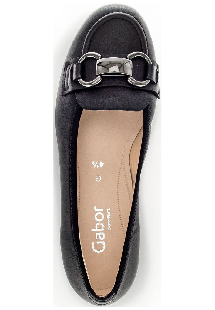 Gabor Slipper Nappaleder Schwarz