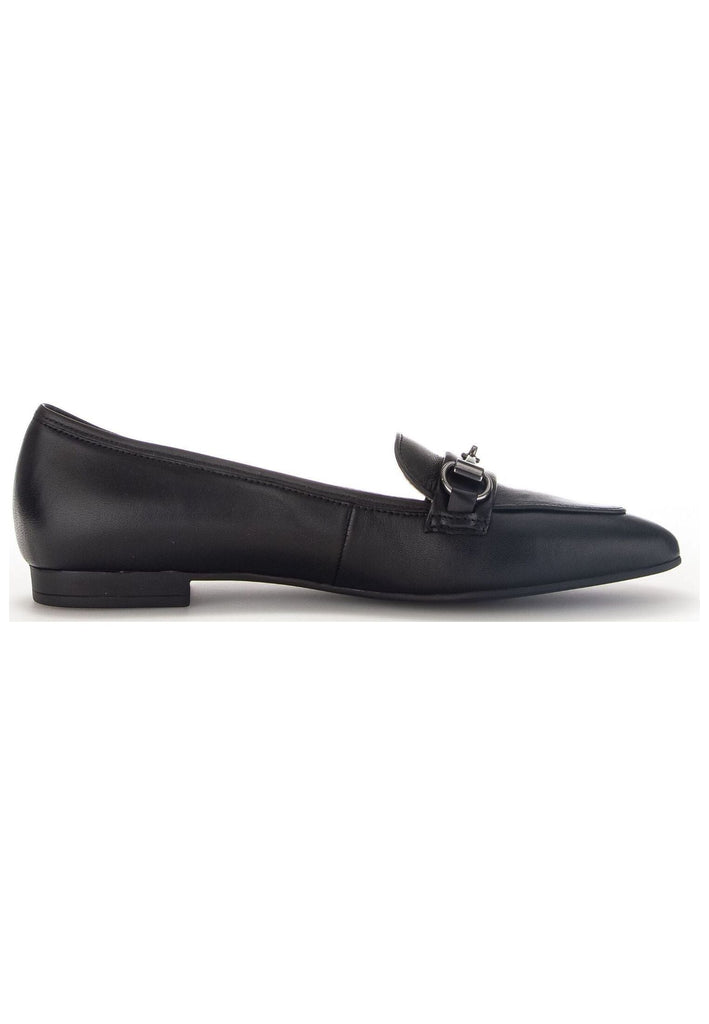 Gabor Slipper Nappaleder Schwarz/Silber